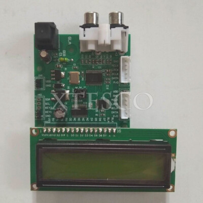 AK4118 Digital Receiver Board + LCD1602 Optical/Coaxial/I2S Input to I2S Output