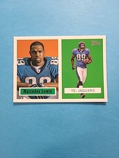 MARCEDES LEWIS 2006 TOPPS TURN BACK THE CLOCK FOOTBALL CARD # 22 H3284