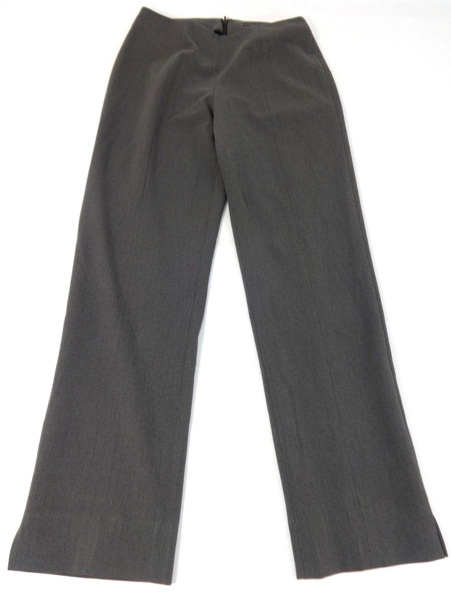 AMBER SUN WOMENS GRAY POLYESTER BLEND DRESS PANTS SIZE 4P PETITE SUPER CUTE!  | eBay