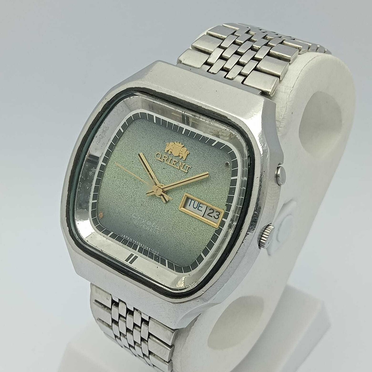 Orient Crystal Automatic G 469204-4A Day/Date Vintage Men's Watch