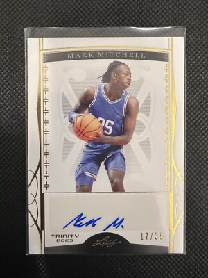 Mark Mitchell(RC) AUTOGRAPH 2023 Leaf Trinity GOLD 17/35