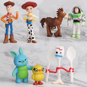 7x Toy Story 4 Woody Lightyear Rex Alien Forky Buzz Bunny 