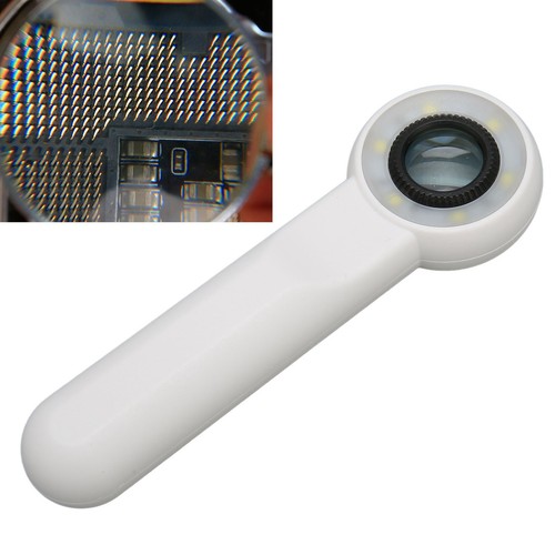 30X Lupa de Mano 3 Niveles Ajuste de Brillo Lupa Iluminada LED - Imagen 18 de 24