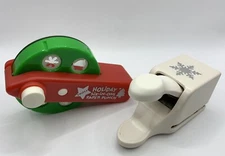 Troll Holiday Rotary Paper Punch Six in One Crafting & Martha Stewart Snowflake