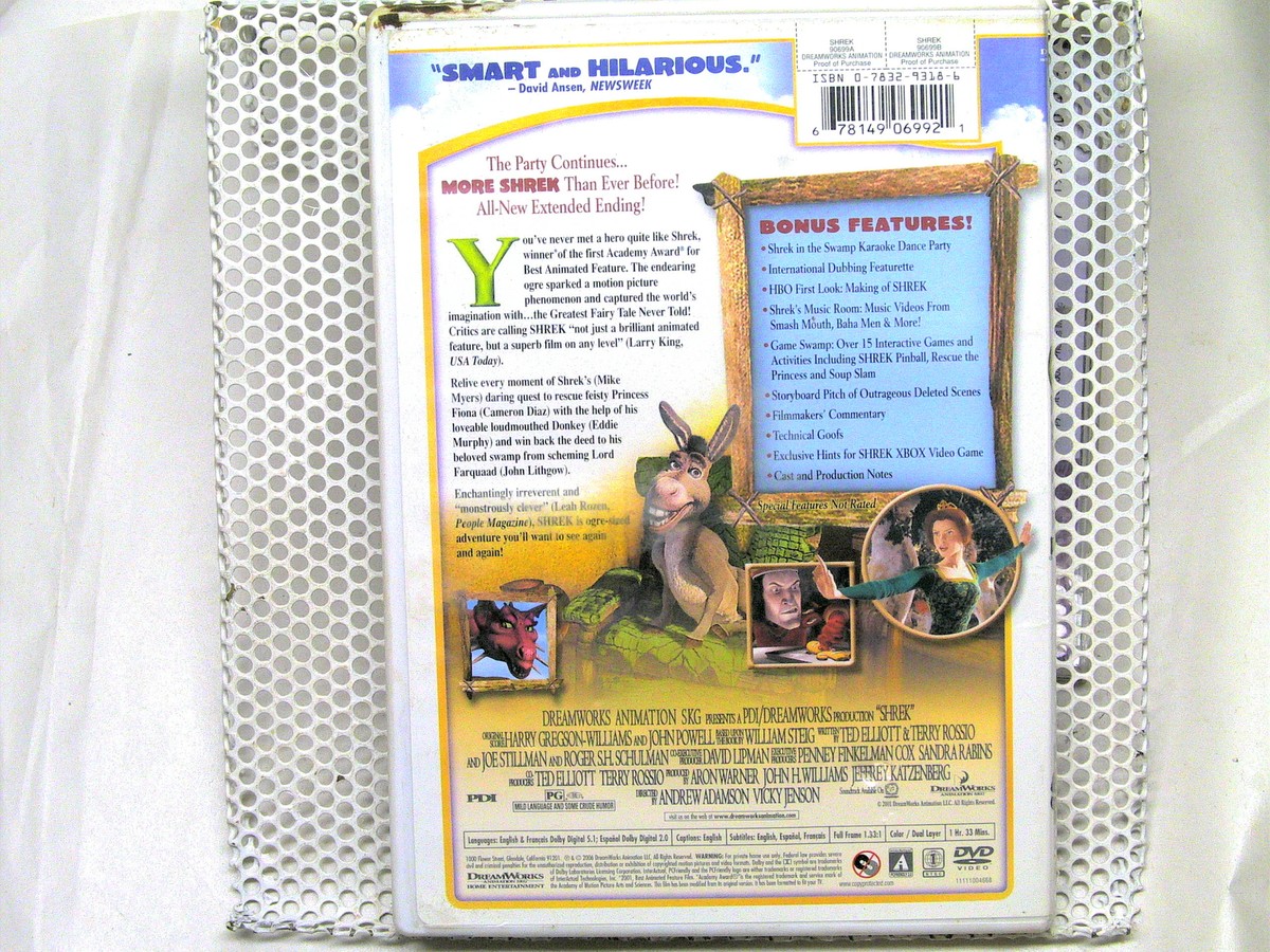 Shrek (DVD) 2006 678149069921| eBay