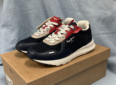 Pepe Jeans Gr. 38 Style PBS30534 595 York Smart Boy Navy Schuh / Sneaker Neu