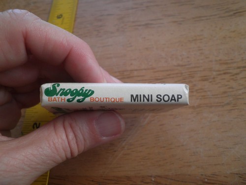 Snoopy Bath Boutique VINTAGE mini soap MIP What a Face! Woodstock 1980s - Picture 3 of 4