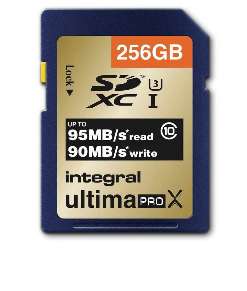 Integral 256GB Ultra SDXC Card Class 10 UHS-I U3 Memory Card CAMERA HD 4K 3D - Image 2 of 2