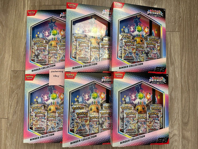 6x Pokemon PRISMATIC EVOLUTIONS Binder Collection