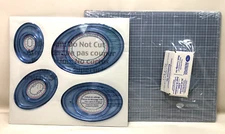 NEW Creative Memories Lot Cutting System Oval Patterns Blades Mat