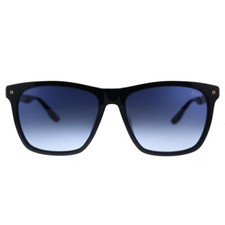 BMW BW0002-H 01W Black Gold Plastic Sunglasses Frame 55-15-140 Asian Fit