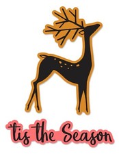 Sizzix Framelits Holiday Deer #662925 Retail ...