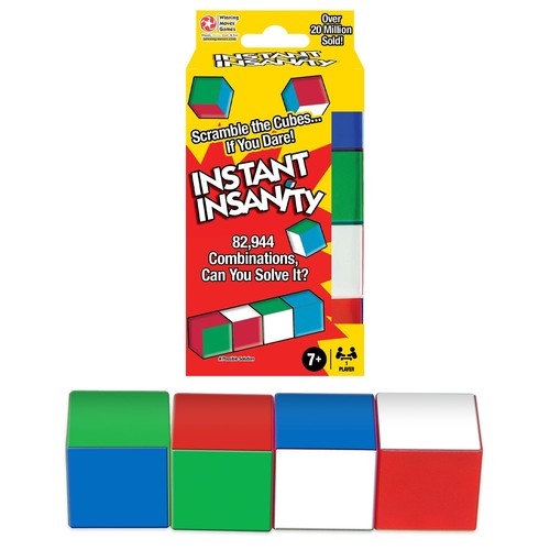 Instant Insanity by Winning Moves Games USA, Classic Brain Teaser Puzzle, for 1