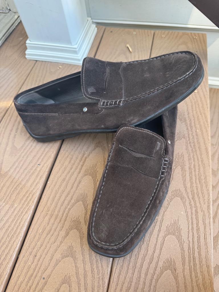 Tods BROWN SUEDE DRIVING LOAFER SHOE SIZE US 9 (sh900 | eBay display picture 1