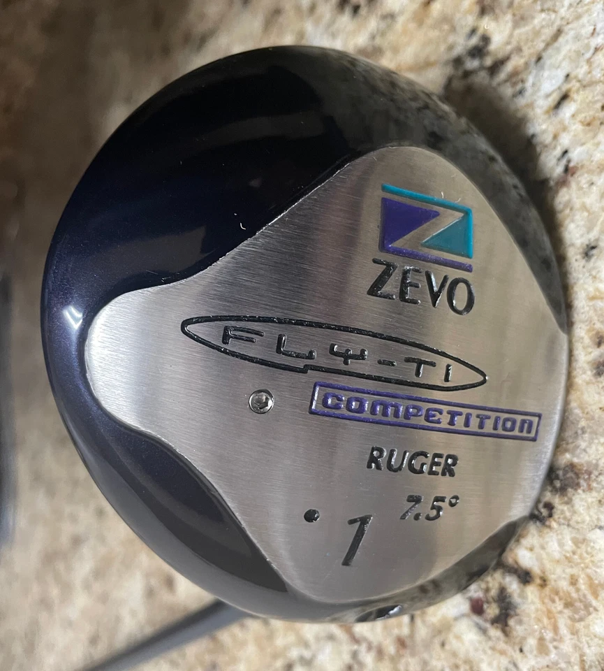 ZEVO FLY-TI COMPETITION RUGER 7.5 DEGREE DRIVER NEW OLD STOCK RH GRAPHITE STIFF - Image 2 of 4