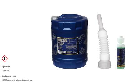 10L MANNOL Motoröl SAE 10W-40 DIESEL EXTRA inkl Auslaufschlauch Scheibenreiniger