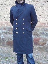 BW Bundeswehr  Marinemantel Dienstmantel Gothic Mantel dkl. blau Gr.174/88 Gr. S