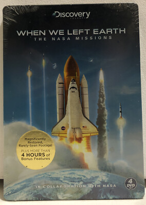 Discovery: When We Left Earth: The Nasa Missions (DVD, 2008, 4-Disc Set) NEW