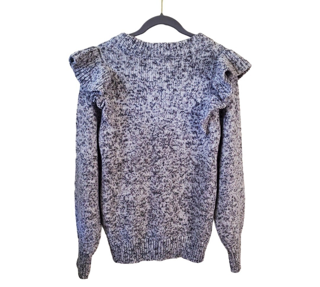 Universal Thread Marled Knit Ruffle Shoulder Swea… - image 2