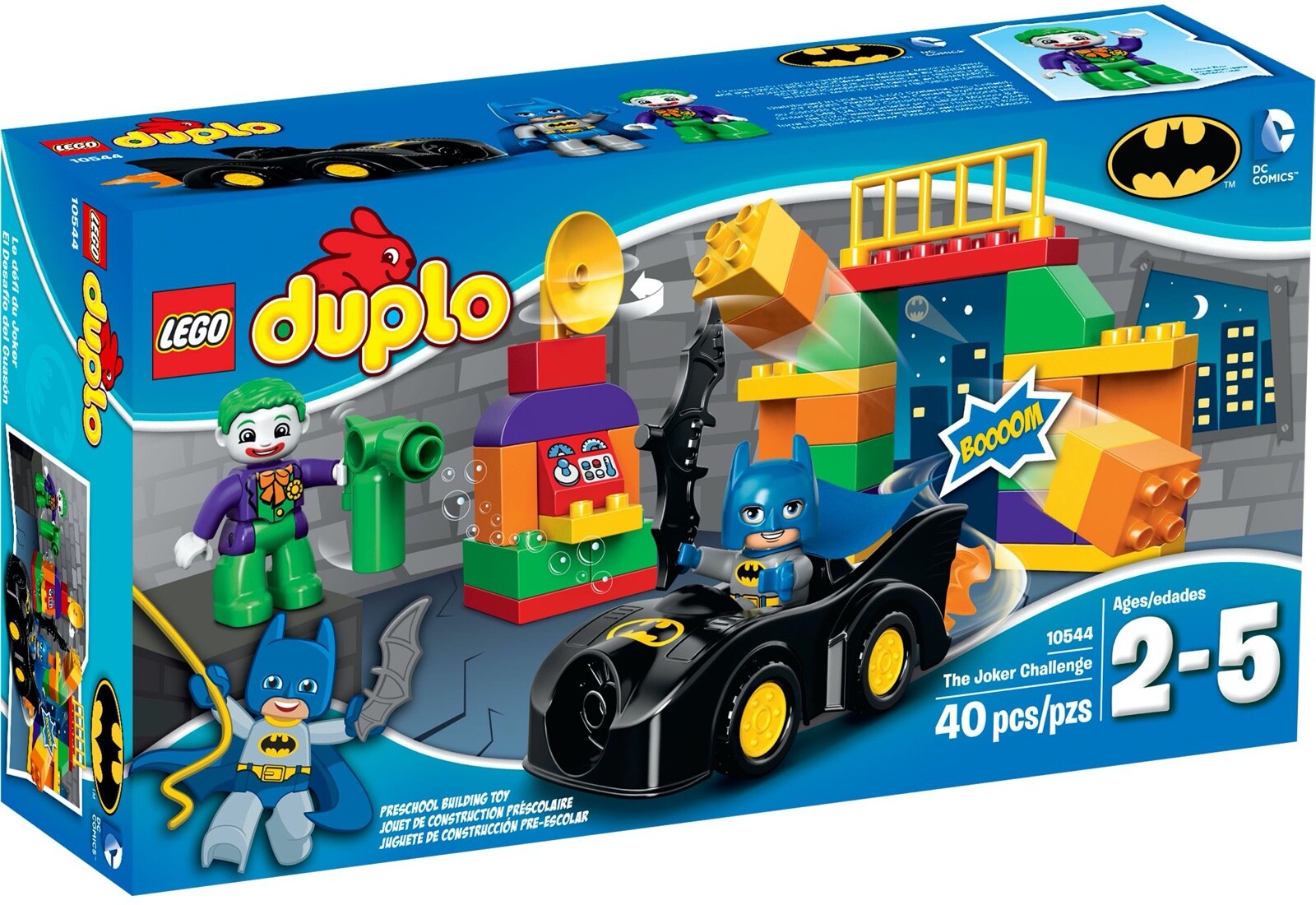 LEGO 10544 The Joker Challenge Duplo New & Sealed Rare Discontinued Set