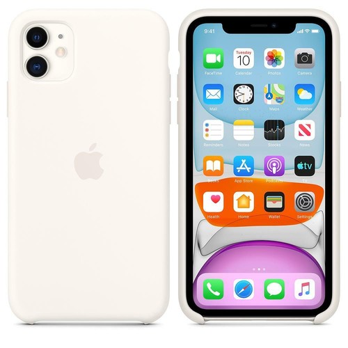 Originale/Originale Apple Custodia Silicone per IPHONE 11 - Bianco - Mwvx2zm/A - Afbeelding 8 van 12