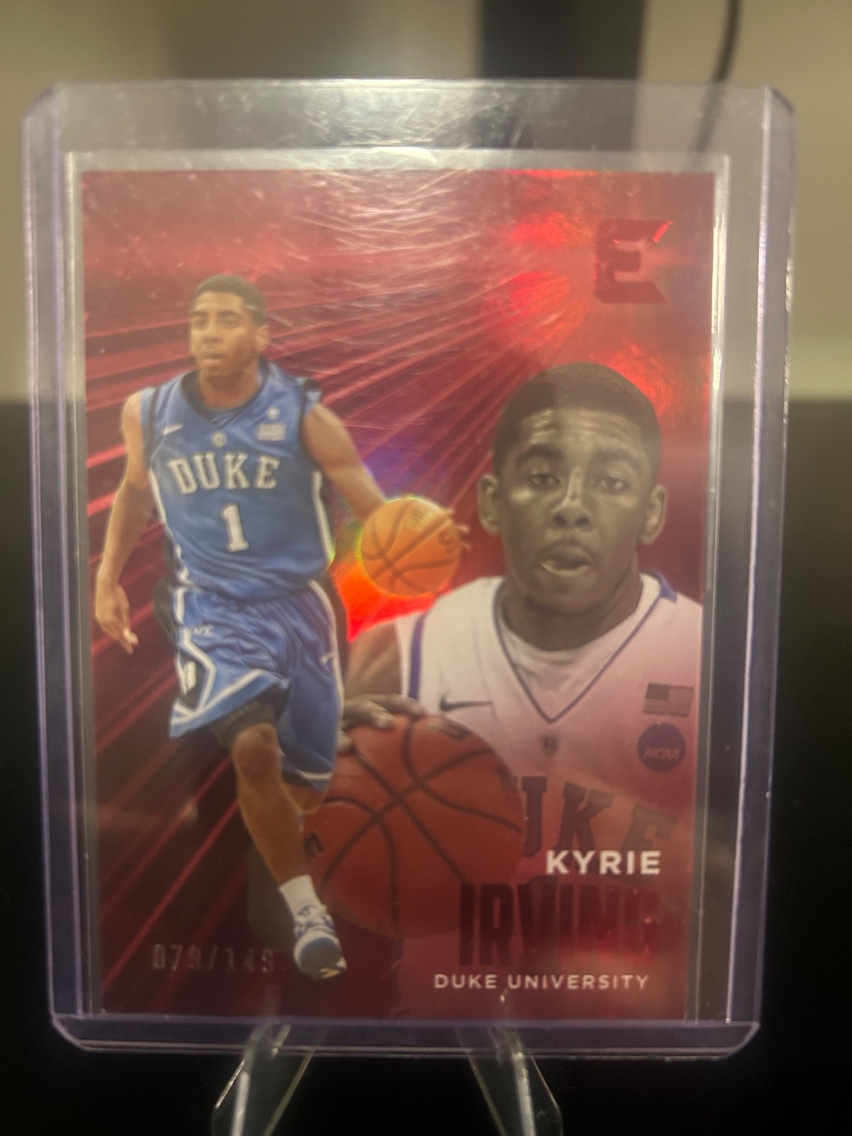 2022-23 Panini Chronicles Draft Picks Essentials Red 79/149 Kyrie Irving #25