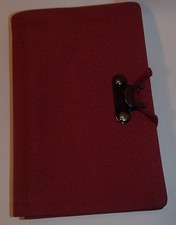 Mead Red Pocket Notecard Accordion File 5.75" x 3.75"