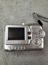 Olympus FE-110 Silver 5.0MP Digital Compact Camera Tested Works w/ 256MB xD Card