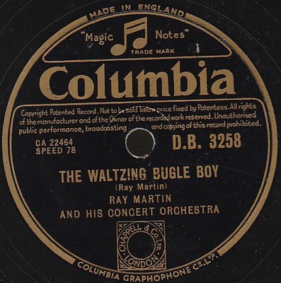 Ray Martin And His Concert Orchestra - The Waltzing Bugle Boy / Lazy Cowboy (...