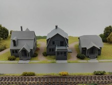 3-Pack N-Scale Sears Rodessa, Lorain, Purita Home - 1:160 Scale Building House