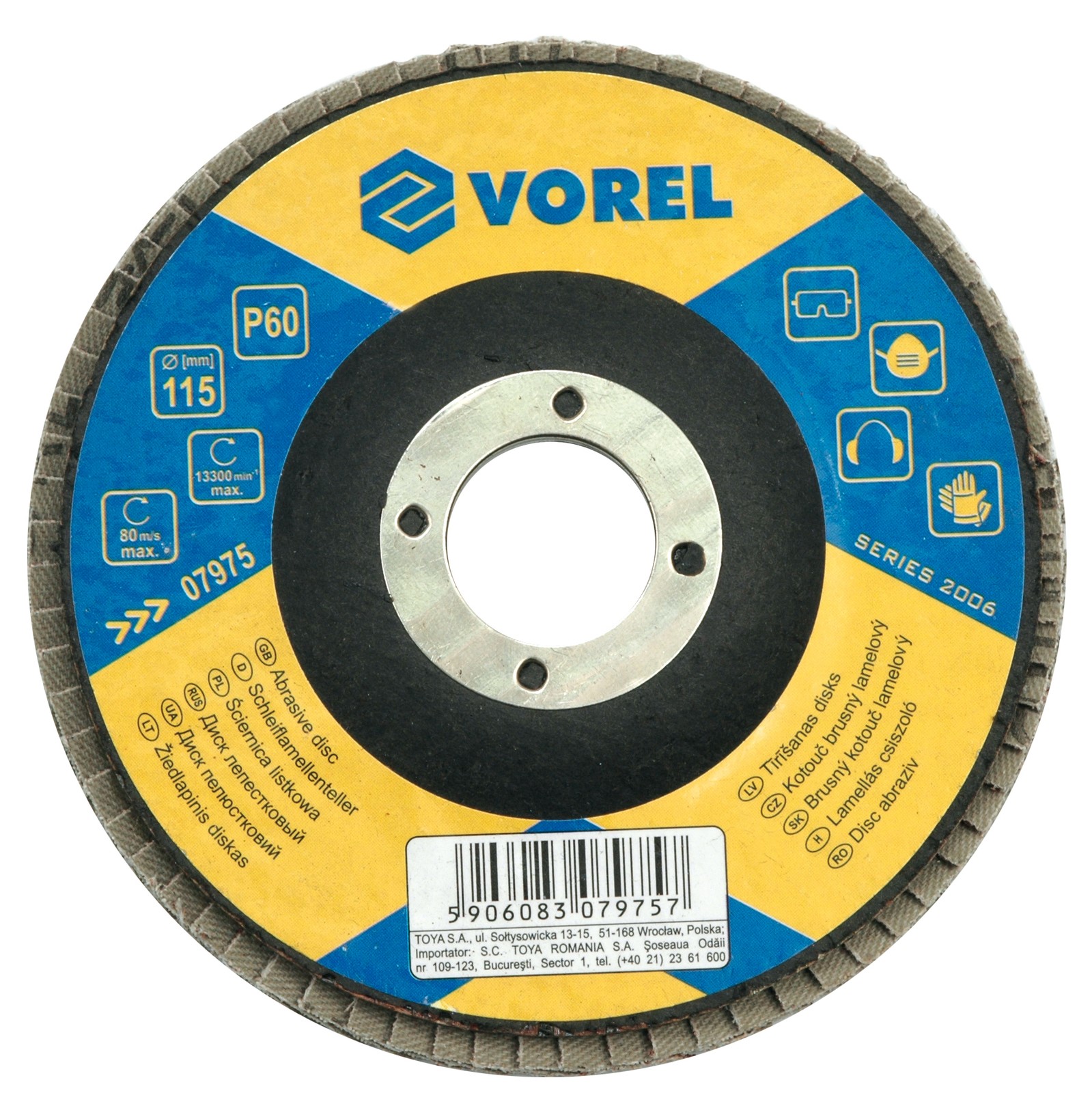 ✅Fits YATO NARZ�DZIA 07975 LEAF GRINDING WHEEL P60 115mm   ⭐UK Seller⭐