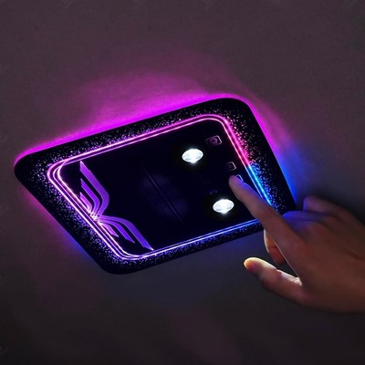 LED Auto Leseleuchte RGB Ambiente APP Musik Sync Touch Innenraumlampe 12V
