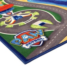 Paw Patrol, Kids Jumbo Paw Patrol Playland Road Play Rug, Heavy Duty 54" x 78"