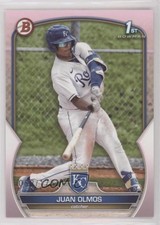 2023 Bowman Prospects Pink 52/175 Juan Olmos #BP-136 0jv5