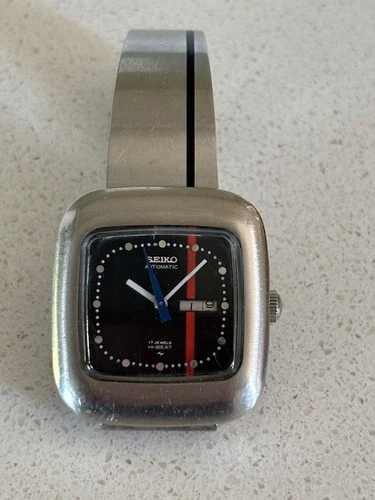 Vintage SEIKO Hi Beat 2206-3080 Automatic Day/Date Watch *NEEDS BATTERY