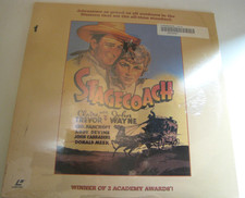 STILL-SEALED LASERDISC:  STAGECOACH JOHN WAYNE/ CLAIRE TREVOR 