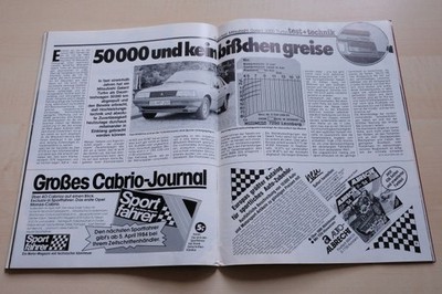Rallye Racing 04/1984 Wirklich gut? Mitsubishi Galant 2000 Turbo mit 170PS im 50