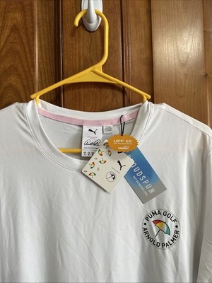 Puma Golf Shirt Tee T-Shirt Cloudspun Arnold Palmer  PumaxAPI White Size Small