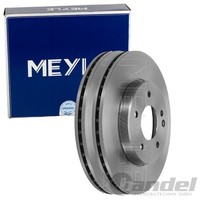 2X Meyle Bremsscheiben 284Mm Vorne Passend FÜR MERCEDES-BENZ C-KLASSE