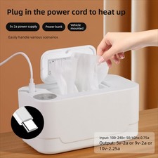 Baby Wipe Warmer Surround Heating Wet Wipe Warmer Dispenser With Night Light