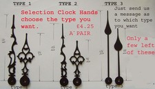cjs keininger hermle clock hands,choose pair you like  all same price EACH PAIR