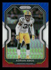 2020 Panini Prizm #212 Adrian Amos Red White Blue Green Bay Packers