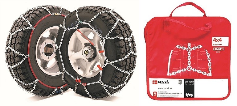 Chaînes neige camping-car JOPE 400 pour vos trajets d'hiver en famille 15-20"