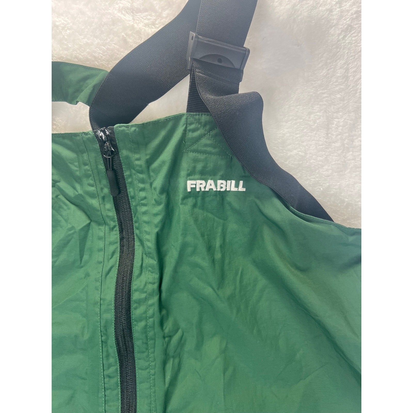 Frabill FXE Green Black Fishing Water Rescue Outdoor Camping Overalls Bibs 2XL