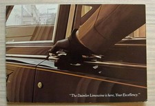 DAIMLER LIMOUSINE Car Sales Brochure c1973