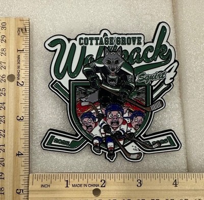 2025-26 FARGO SQUIRT LARGE COTTAGE GROVE WOLFPACK HOCKEY PIN