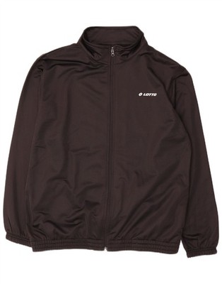 Lotto Mens Tracksuit Top Jacket 2XL Black Polyester CO09