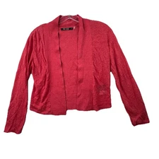 Nic + Zoe Linen Blend Knot Shawl Lightweight Women’s Small Coral Beach Boho