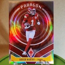2025 Panini Phoenix Paragon Insert Xavier Worthy #11 Chiefs NFL Football