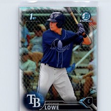 2016 Bowman Draft Joshua Lowe #BDC-70 Chrome Refractor Tampa Bay Rays